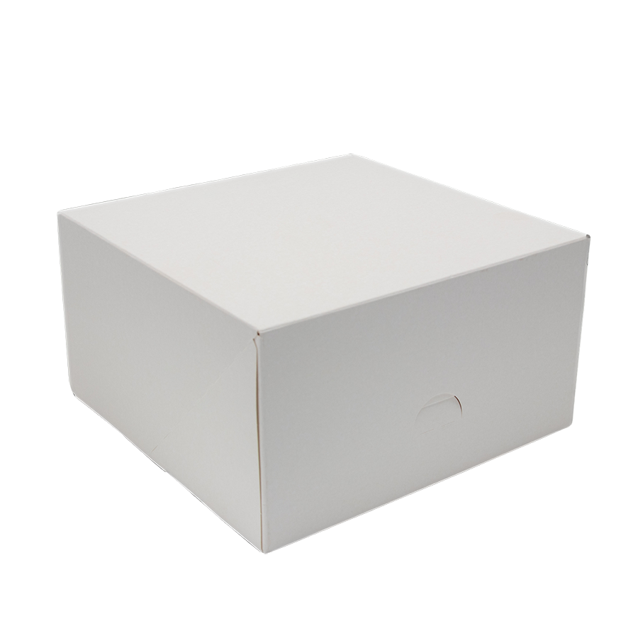 POJEMNIK KARTONOWY 220x220x120 CIASTO BIAŁY